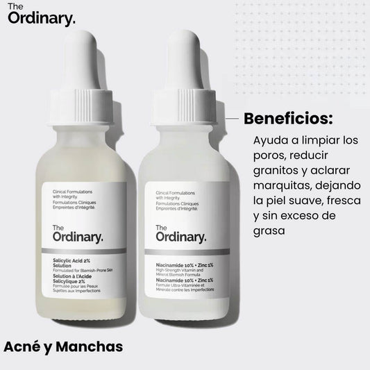 Kit Anti Acné - (Control de grasa + Poros + Imperfecciones)